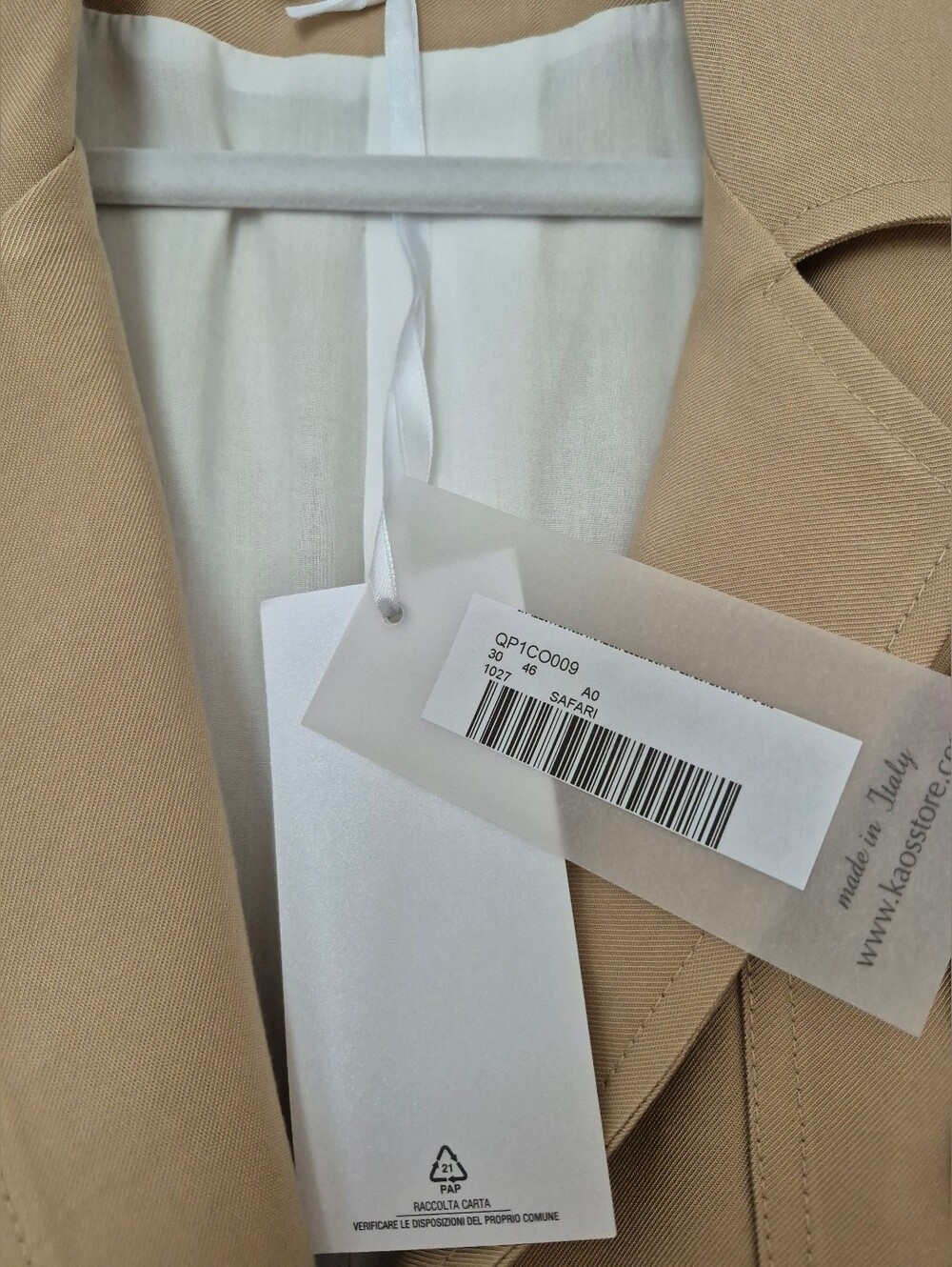 Kaos Tan Utility-Style Blazer Jacket - Picture 5 of 6